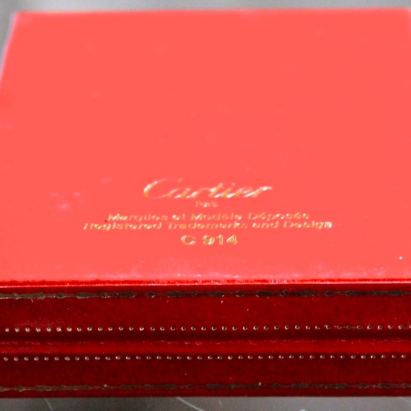 CARTIER VINTAGE "TRINITY/GODRON" KEY CHAIN - Picture 7 of 8